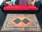 Vintage Anatolian Orange and Gray Area Rug 5