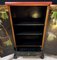 Small Asian Lacquered Wood Wardrobe 2
