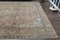 Vintage Turkish Pink Beige Wool Rug 5