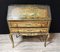 Venetian Scriban Desk in Lacquered and Painted Wood 1