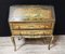 Venetian Scriban Desk in Lacquered and Painted Wood 7