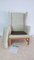 Danish Oak & Leather Wingback Chair with Footstool in Kaare Klint style, Denmark, 1980s, Set of 2 9