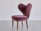 Purple Mohair Heart Chair from Brøndbyøster Furniture, Denmark, 1953 15