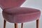 Purple Mohair Heart Chair from Brøndbyøster Furniture, Denmark, 1953 9