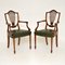 Shield Back Carver Armchairs, 1890s, Set of 2 1