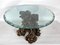 Vintage Italian Wood and Glass Coffee Table, 1970s 9