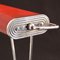 French Art Deco Red Chrome Table Lamp by Eileen Gray for Jumo, 1940s, Image 16