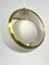 Italian Pendant in Gilded Aluminum and Opaline from Stilux Milano, 1960s, Image 6