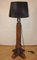 Vintage Stehlampe aus Metall & Holz, 1970er 1