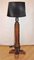 Vintage Floor Lamp in Metal and Wood, 1970s 13