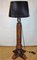 Vintage Floor Lamp in Metal and Wood, 1970s, Image 12