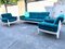 Space Age Flower Power Living Room Set, 1970s, Set of 3 3
