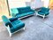 Space Age Flower Power Living Room Set, 1970s, Set of 3, Image 2