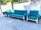 Space Age Flower Power Living Room Set, 1970s, Set of 3, Image 5