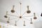 Mid-Century Large Brass Chandelier, 1950s, Image 4