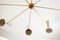Mid-Century Large Brass Chandelier, 1950s, Image 8