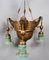 Antique Middle Eastern Islamic Brass Hanging Lamp, Image 5