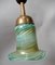 Lámpara colgante de Oriente Medio antigua de latón, Imagen 11