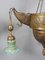 Lámpara colgante de Oriente Medio antigua de latón, Imagen 13