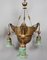 Antique Middle Eastern Islamic Brass Hanging Lamp, Image 3