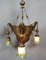 Antique Middle Eastern Islamic Brass Hanging Lamp, Image 2