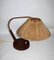 Swiss Temde Table Lamp in Teak, 1960s 4