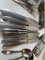 Mitra Stainless Cutlery Set for 12 from Georg Jensen, 1960s, Set of 68 7