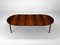 Rosewood Extendable Dining Table attributed to Ole Hald for Gudme Mobelfabrik, Denmak, 1960s 3