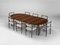 Rosewood Extendable Dining Table attributed to Ole Hald for Gudme Mobelfabrik, Denmak, 1960s, Image 6