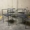 Postmodern Chairs by Rodney Kinsman for Bieffeplast, 1980s, Set of 4 8