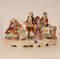 German Porcelain Figural Group on Carriage from Volkstedt Dresden, 1800s 1