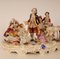 German Porcelain Figural Group on Carriage from Volkstedt Dresden, 1800s 5