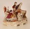German Porcelain Figural Group on Carriage from Volkstedt Dresden, 1800s 9