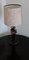 Lampada da tavolo Art Déco vintage con base in ferro battuto, anni '30, Immagine 4
