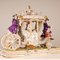 Rococo Style Porcelain Figural Group on Carriage from Volkstedt Dresden, 1800s 4