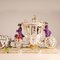 Rococo Style Porcelain Figural Group on Carriage from Volkstedt Dresden, 1800s 9