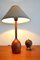 Lámpara de mesa de teca de Luxus, 1960, Imagen 3