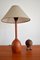 Lámpara de mesa de teca de Luxus, 1960, Imagen 1