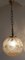 Kugelförmige Vintage Deckenlampe aus getöntem Reliefglas, 1979 6