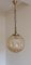 Vintage Spherical Shaped Ceiling Lamp in Tinted Relief Glass, 1979 1