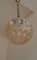 Vintage Spherical Shaped Ceiling Lamp in Tinted Relief Glass, 1979 5