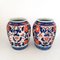 Antique Japanese Hand-Painted Imari Porcelain Vases, Set of 2 11