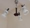 Vintage Ceiling Lamp with Chrome-Plated Metal Frame, 1970s, Image 3