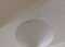 Lampada da soffitto Ufo vintage in plastica bianca con cavo in tessuto nero di Phillips, anni '90, Immagine 3