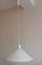 Lampada da soffitto vintage con paralume in plastica color crema, anni '70, Immagine 1