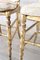 Antike Stühle aus vergoldetem Holz von Chiavari, 2er Set 10