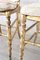 Antique Gilded Wood Chairs from Chiavari, Set of 2 10