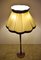 Lámpara de pie de caoba y latón, años 50, Imagen 2