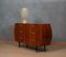 Italian Commode in Pearwood Veneer and Glass, 1950s 2