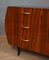 Italian Commode in Pearwood Veneer and Glass, 1950s 5